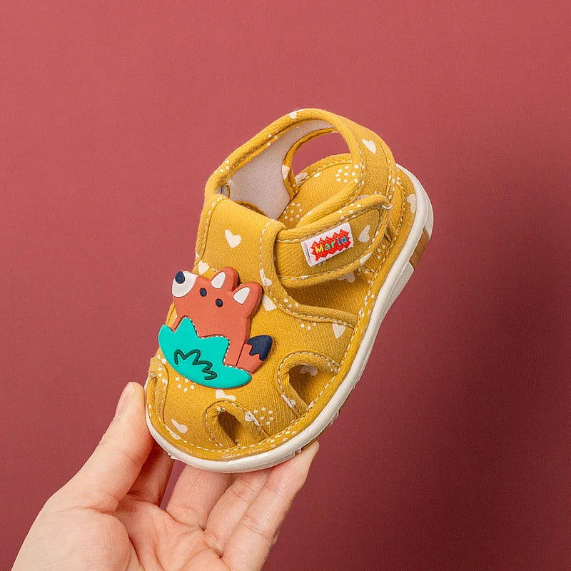 Sandália Infantil Desenhos Animados com Som