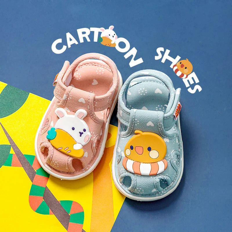Sandália Infantil Desenhos Animados com Som