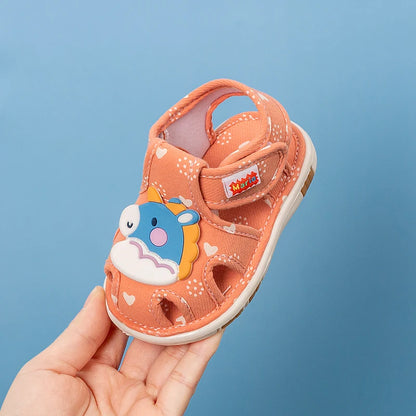 Sandália Infantil Desenhos Animados com Som