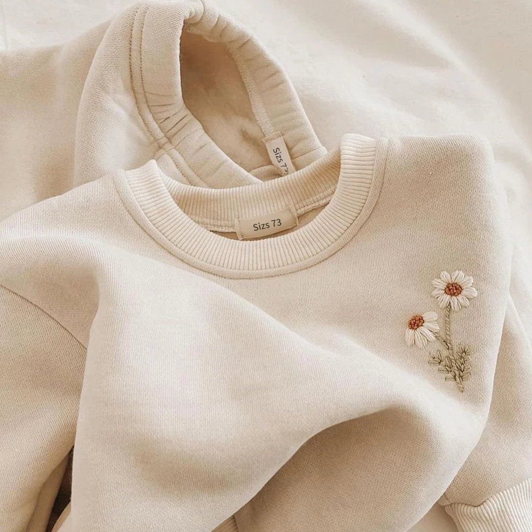 Conjunto de Moletom para Bebê e Meninas, Agasalho para crianças