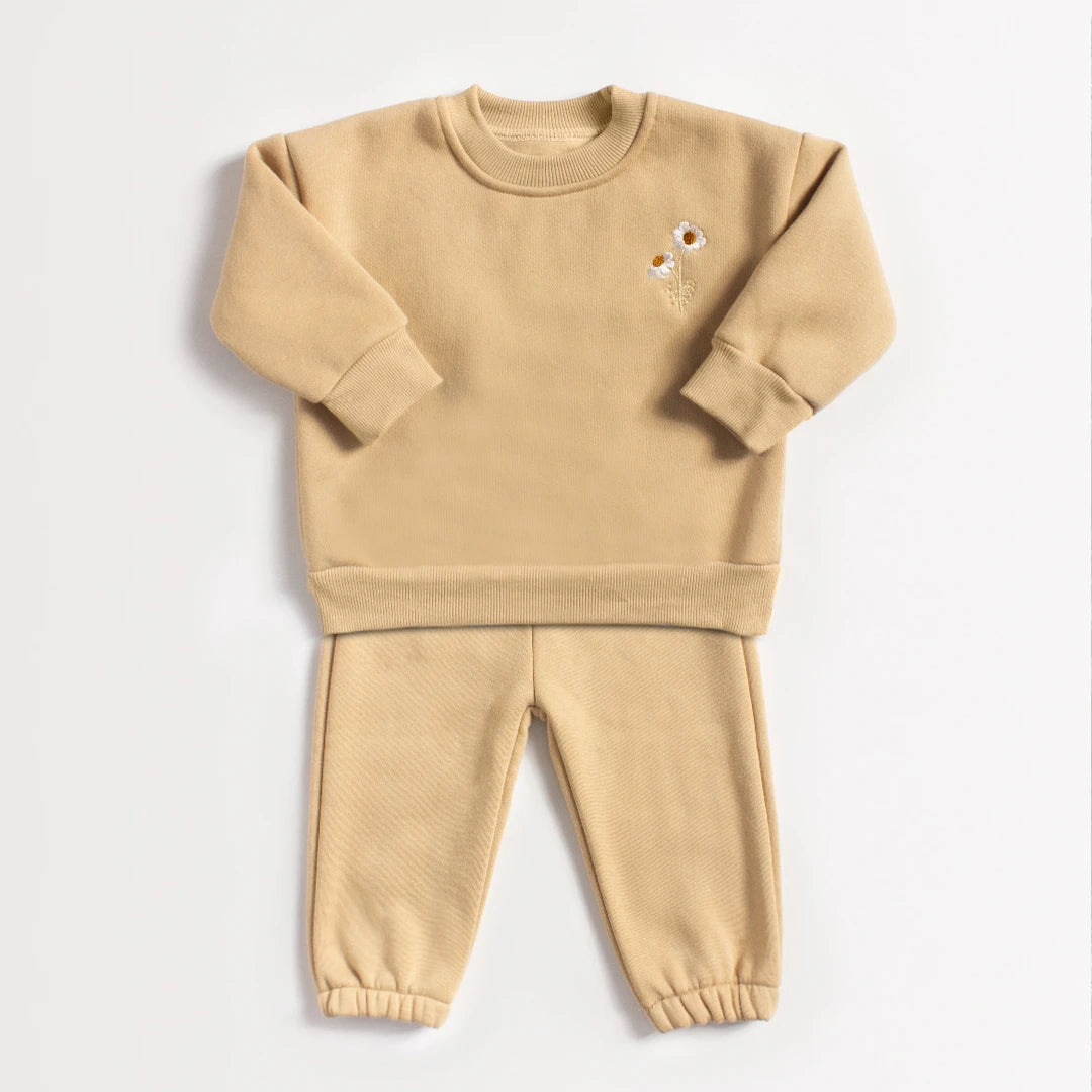 Conjunto de Moletom para Bebê e Meninas, Agasalho para crianças